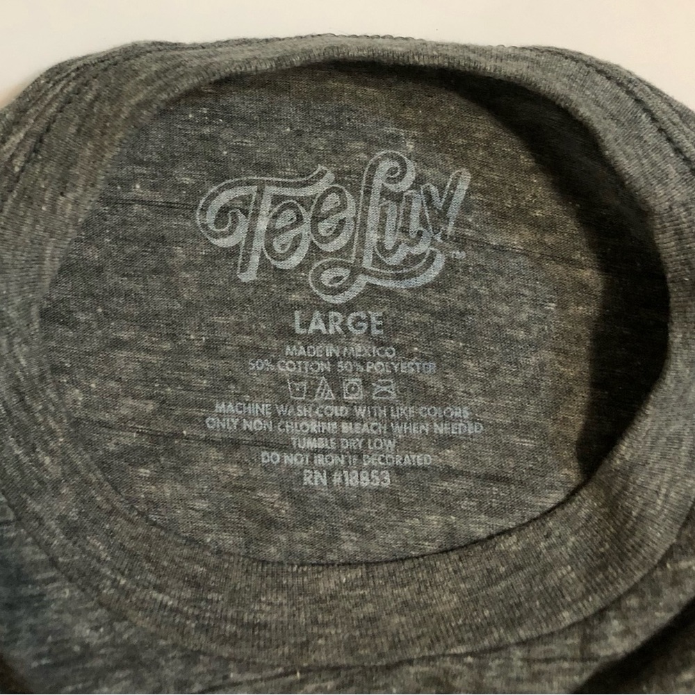 Coors Banquet Beer Men's Gray Tee Luv Short Sleeve Crew Neck T Shirt L - Picture 9 of 10